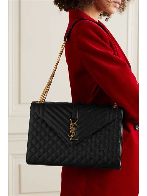 large envelope ysl bag|ysl crocodile envelope bag.